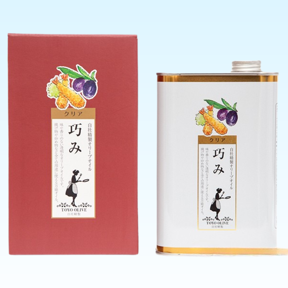 クリアオリーブオイル［巧み］800ｇ（箱入）